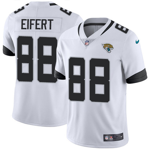 Men Nike Jacksonville Jaguars #88 Tyler Eifert White  Stitched NFL Vapor Untouchable Limited Jersey